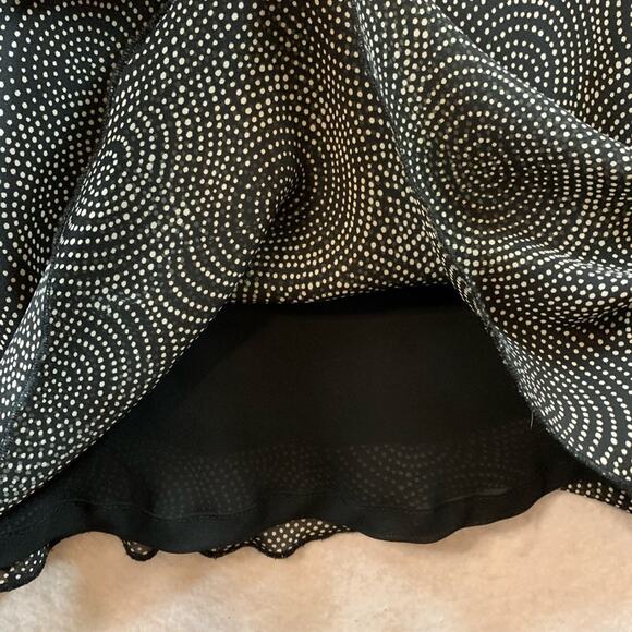 Jillian‎ Jones Chiffon Wrap Midi Dress Sz 8 Celestial Feminine Flowy Ruffle - Picture 6 of 12